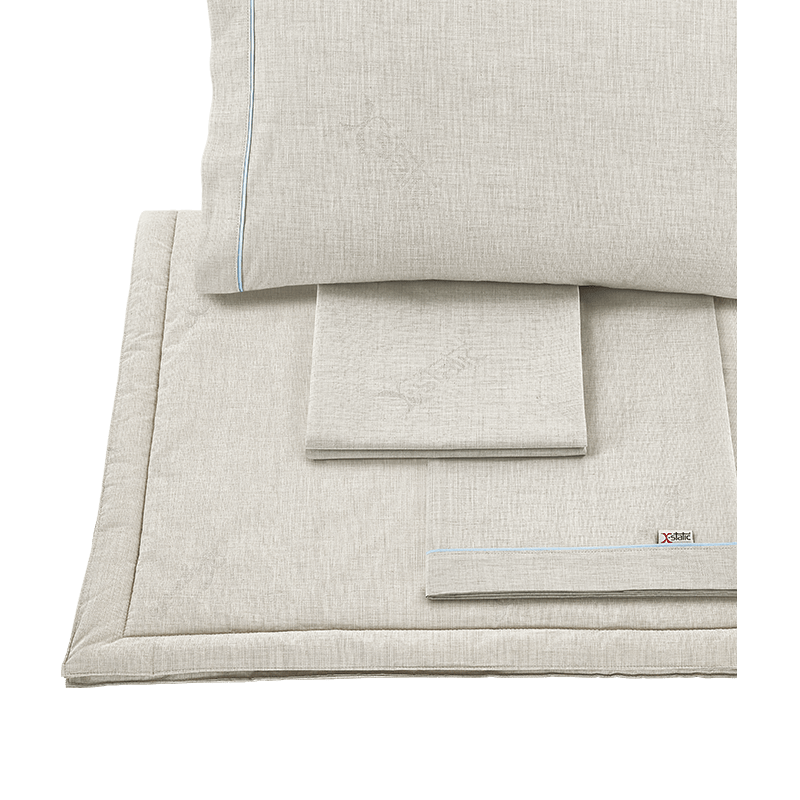 Baby Set mit hellblau Detail