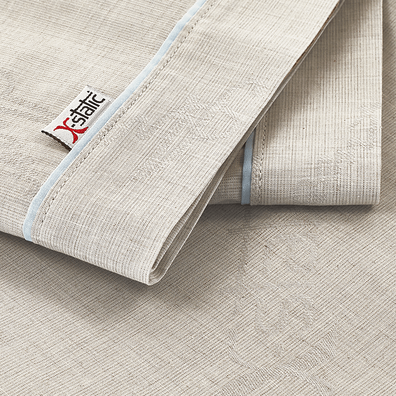 Babylaken mit hellblau Detail